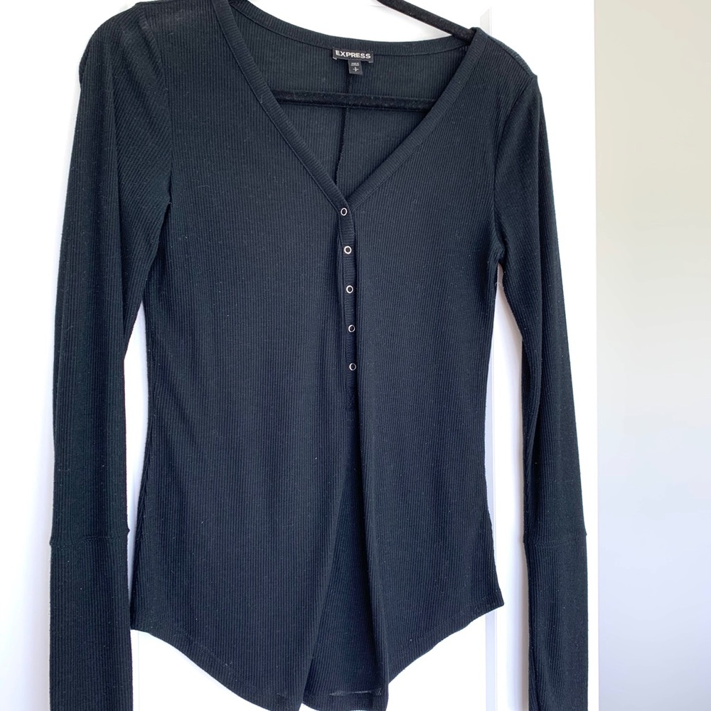Long Sleeve Thermal Top with Snaps